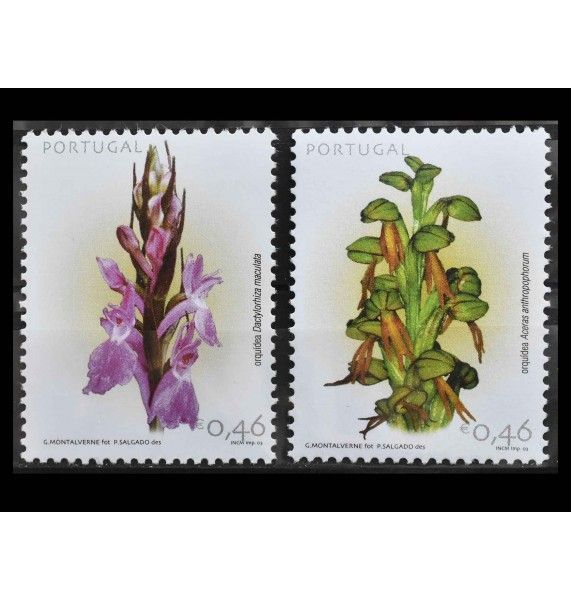Португалия 2003 г. "Орхидеи"