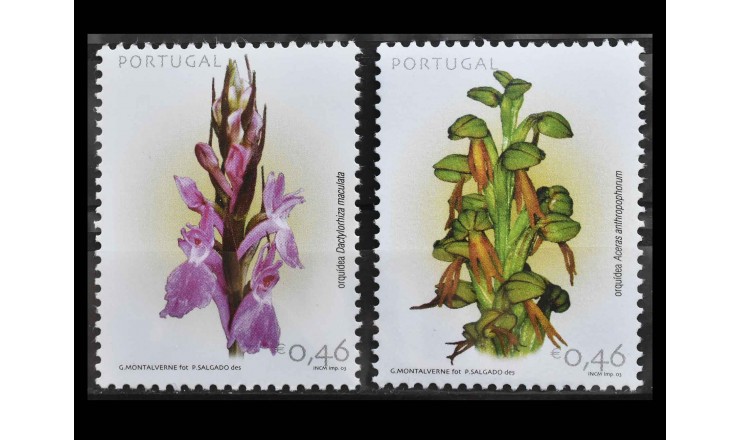 Португалия 2003 г. "Орхидеи"