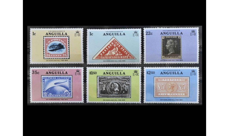 Ангилья 1979 г. "Столетие со дня смерти сэра Роуленда Хилла" Ангилья 1979 г. "Столетие со дня смерти сэра Роуленда Хилла"