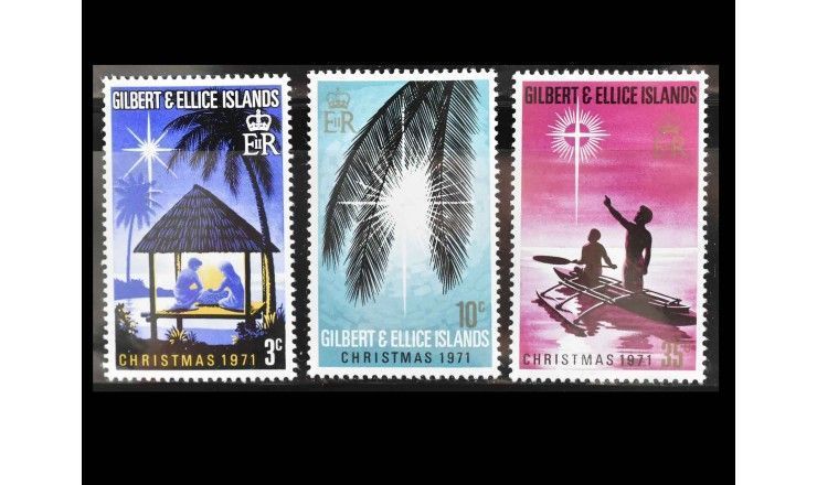 Острова Гилберта и Эллис 1971 г. "Рождество"