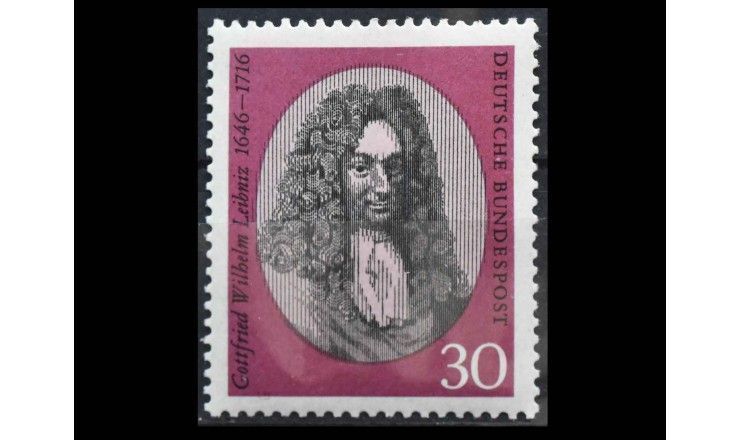 ФРГ 1966 г. "250-летие со дня смерти Готфрида Вильгельма Лейбница" ФРГ 1966 г. "250-летие со дня смерти Готфрида Вильгельма Лейбница"