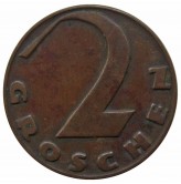 Австрия 2 гроша 1927 г.