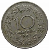 Австрия 10 грошей 1925 г.