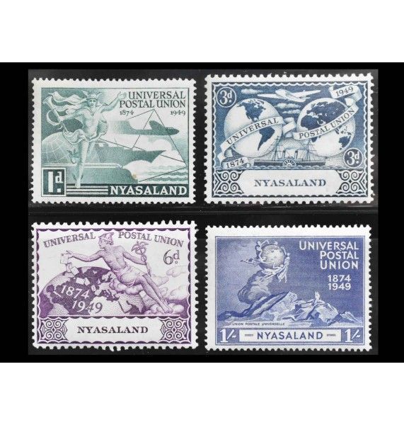 Ньясаленд 1949 г. "75-летие Всемирного почтового союза" Ньясаленд 1949 г. "75-летие Всемирного почтового союза"