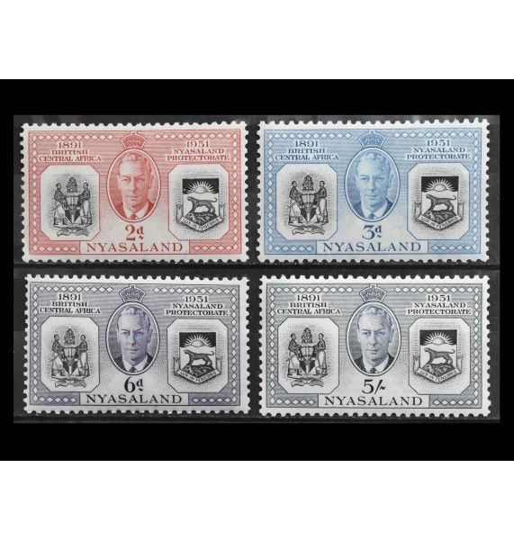 Ньясаленд 1951 г. "Бриллиантовый юбилей протектората" Ньясаленд 1951 г. "Бриллиантовый юбилей протектората"