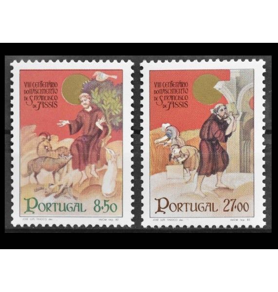Португалия 1982 г. "Святой Франциск Ассизский"