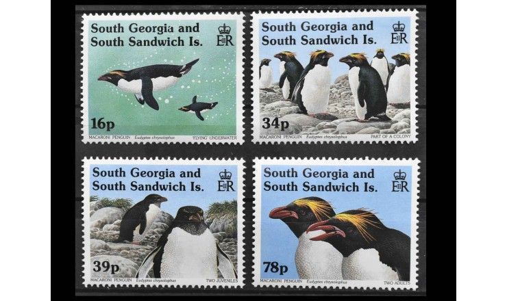 Южная Георгия и Сандвичевы О-ва 1988 г. "Пингвины"