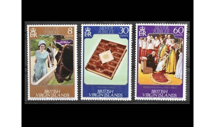 Британские Виргинские острова 1977 г. "25-я годовщина восшествия на престол королевы Елизаветы II" Британские Виргинские острова 1977 г. "25-я годовщина восшествия на престол королевы Елизаветы II"