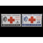 Британский Гондурас 1963 г. "100-летие Красного Креста"