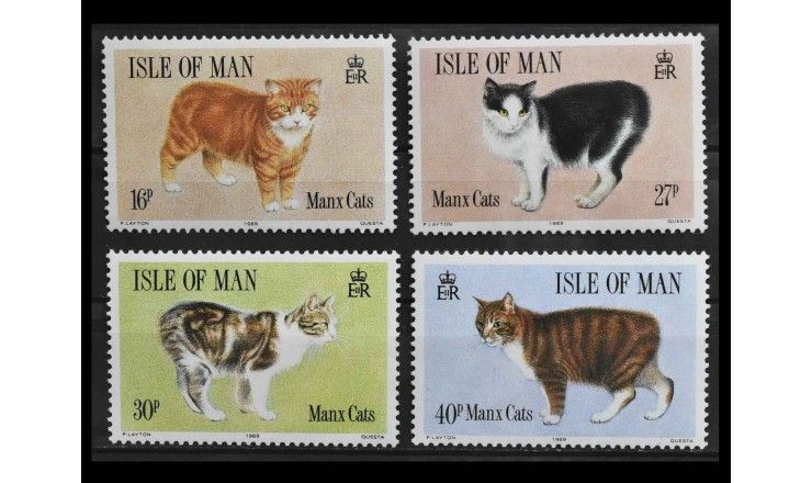 Остров Мэн 1989 г. "Кошки"