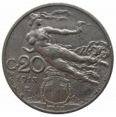 Италия 20 чентезимо 1913 г. 