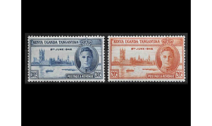 Кения, Уганда, Танганьика 1946 г. "Окончание Второй мировой войны" 