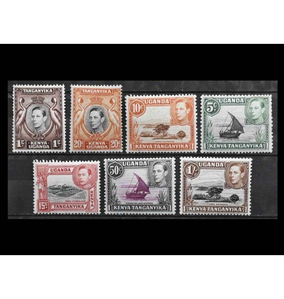 Кения, Уганда, Танганьика 1938 г. "Король Георг VI" Кения, Уганда, Танганьика 1938 г. "Король Георг VI"