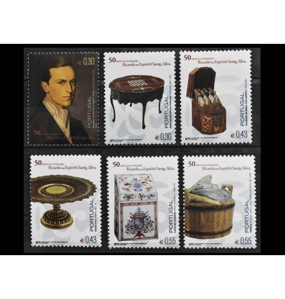 Португалия 2003 г. "50 лет фонду Рикардо Эспириту Санто Сильвы" Португалия 2003 г. "50 лет фонду Рикардо Эспириту Санто Сильвы"