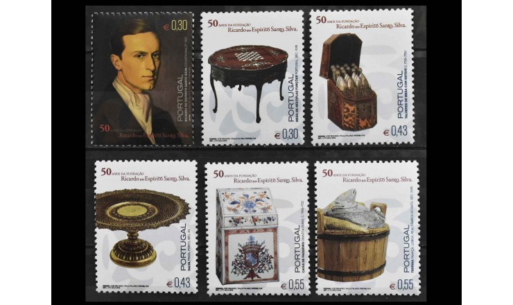 Португалия 2003 г. "50 лет фонду Рикардо Эспириту Санто Сильвы" Португалия 2003 г. "50 лет фонду Рикардо Эспириту Санто Сильвы"