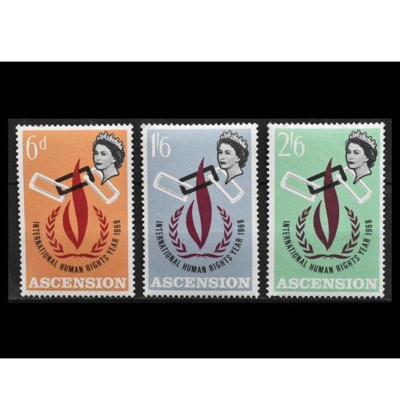 Остров Вознесения 1968 г. "Международный год Прав Человека" Остров Вознесения 1968 г. "Международный год Прав Человека"