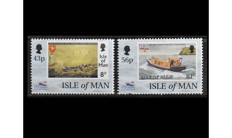 Остров Мэн 1999 г. "175-летие Королевского национального института спасательных шлюпок"