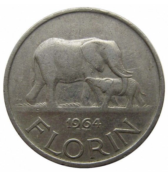 Малави 1 флорин 1964 г.