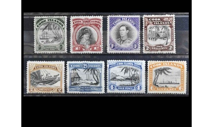 Острова Кука 1944/46 г. "Пейзажи"