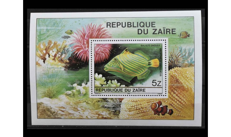 Заир 1980 г. "Тропические рыбы"