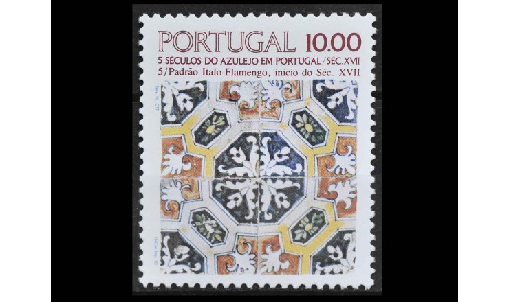 Португалия 1982 г. "500 лет португальскому искусству Азулежу"