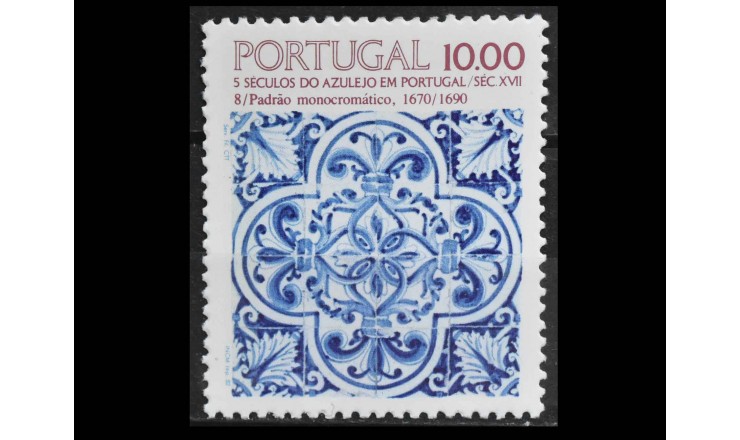 Португалия 1982 г. "500 лет португальскому искусству Азулежу"