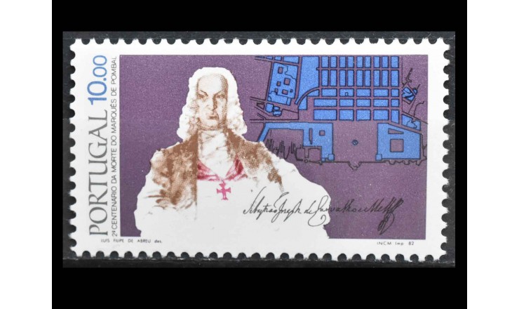 Португалия 1982 г. "Себастьян Жозе Помбал"