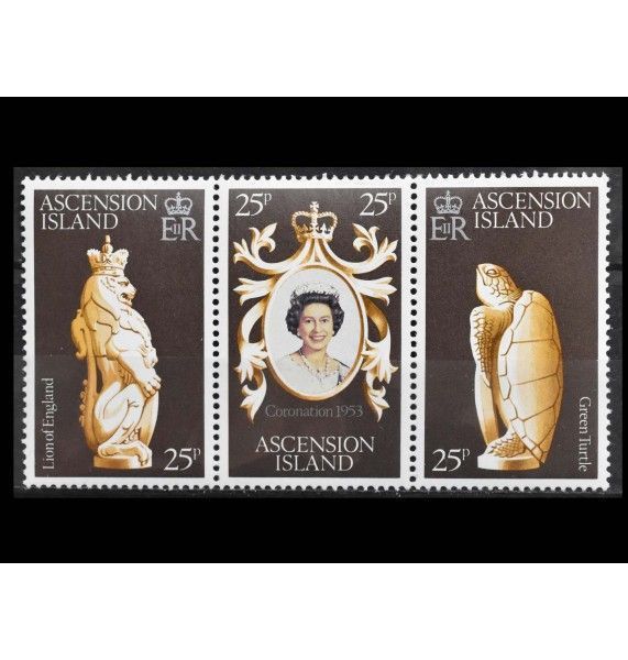 Остров Вознесения 1978 г. "25 лет коронации Королевы Елизаветы I" Остров Вознесения 1978 г. "25 лет коронации Королевы Елизаветы I"