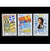 Тувалу 1982 г. "Королевский визит"