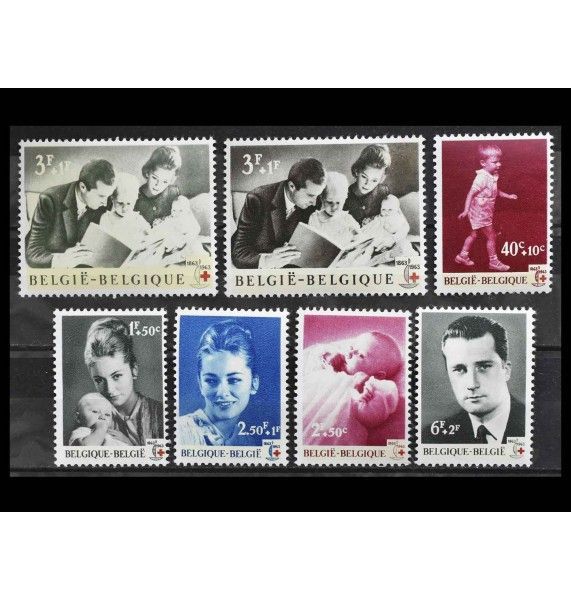 Бельгия 1963 г. "Столетие Красного Креста" Бельгия 1963 г. "Столетие Красного Креста"