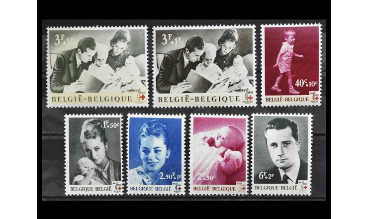 Бельгия 1963 г. "Столетие Красного Креста"