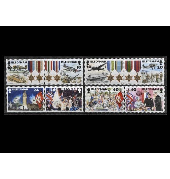 Остров Мэн 1995 г. "50-я годовщина окончания Второй мировой войны" Остров Мэн 1995 г. "50-я годовщина окончания Второй мировой войны"