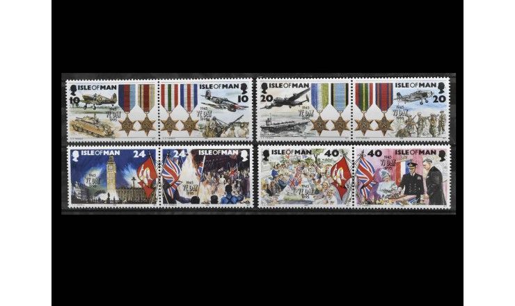 Остров Мэн 1995 г. "50-я годовщина окончания Второй мировой войны" Остров Мэн 1995 г. "50-я годовщина окончания Второй мировой войны"