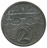 Чехословакия 2 геллера 1923 г.