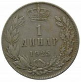 Югославия 1 динар 1925 г.