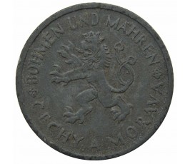 Богемия и Моравия 1 крона 1943 г. Богемия и Моравия 1 крона 1943 г.