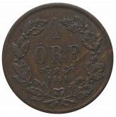 Швеция 1 эре 1858 г. L.A.