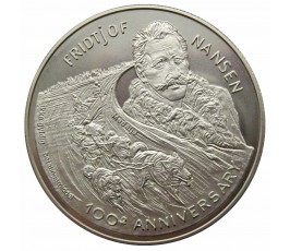 Норвегия 5 экю 1993 г. (100-летие первой полярной экспедиции)