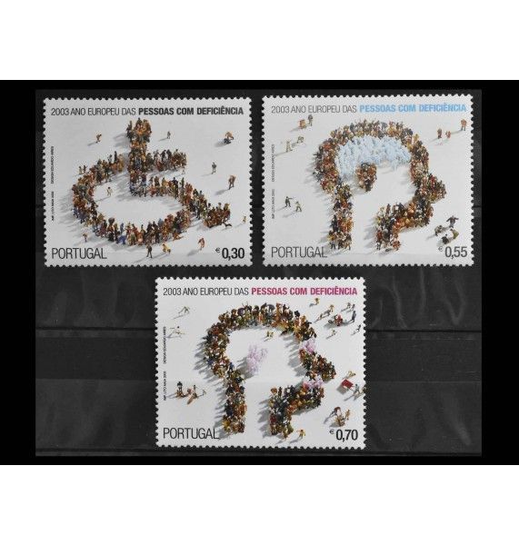 Португалия 2003 г. "Европейский год инвалидов"