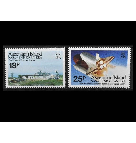 Остров Вознесения 1989 г. "Сотрудничество между NASA и станцией "Дэвилс Эшпит"