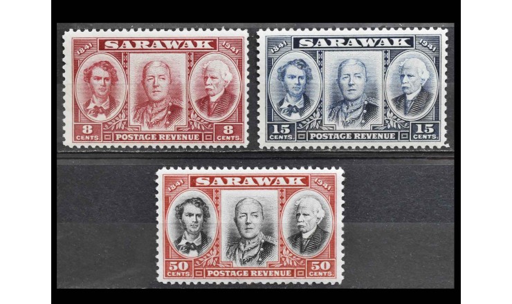 Саравак 1946 г. "Столетие династии Бруков"