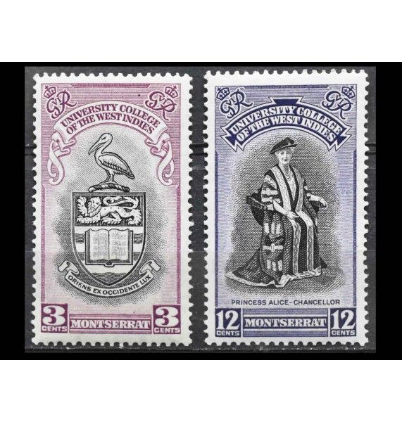 Монтсеррат 1951 г. "Университетский колледж Вест-Индии"