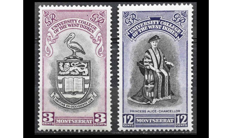 Монтсеррат 1951 г. "Университетский колледж Вест-Индии"