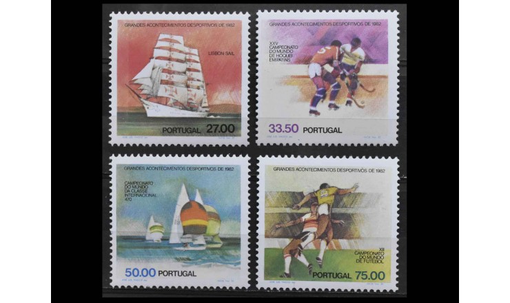 Португалия 1982 г. "Основные спортивные события 1982 года"