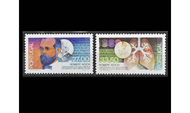 Португалия 1982 г. "Столетие со дня открытия бациллы"