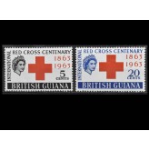 Британская Гвиана 1963 г. "Столетие Красного Креста"