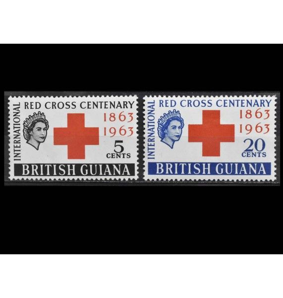 Британская Гвиана 1963 г. "Столетие Красного Креста" Британская Гвиана 1963 г. "Столетие Красного Креста"