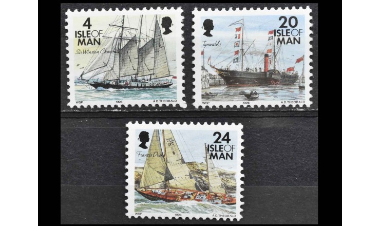 Остров Мэн 1996 г. "Корабли" 