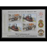 Остров Мэн 1991 г. "Поезда и трамваи"