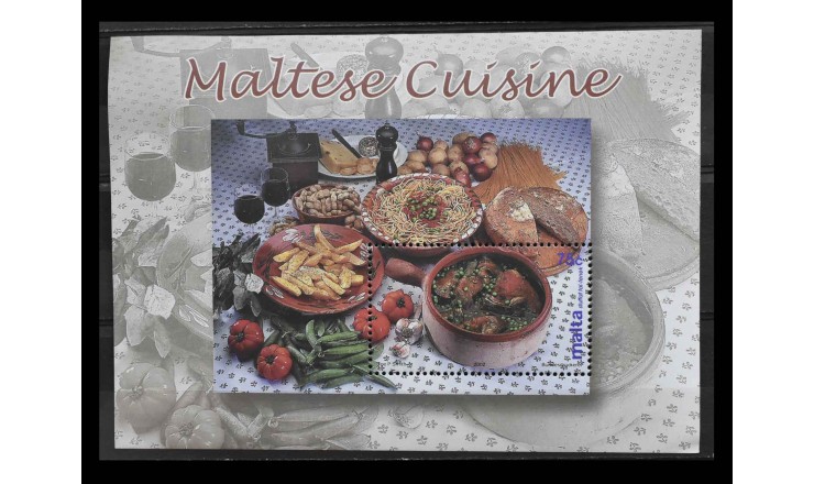 Мальта 2002 г. "Мальтийская кухня"